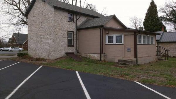 Side and parking of our new building