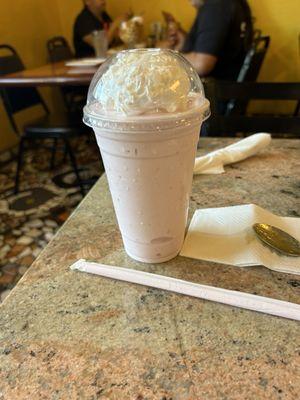 Strawberry milkshake