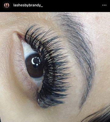 Volume eyelash extensions starting at $90