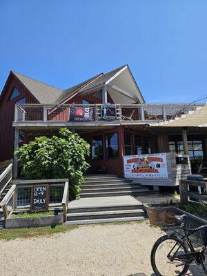 The front of the restaurant