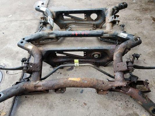 Frame replacement...make sure you wash the salt off every spring!