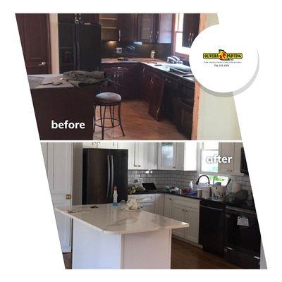 Interior Renovation for our client in Wakefield. Book online for your painting quote!