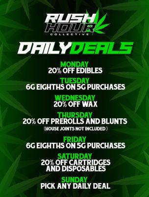 Daily Deal Specials