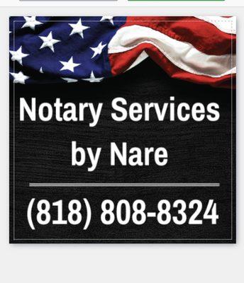 Notary and Translation Services by Nare. (818) 808-8324