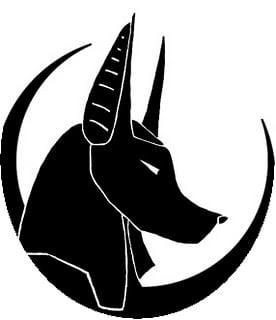 Our Logo & Brand. The Egyptian God Anubis, protector & guide for the dead.