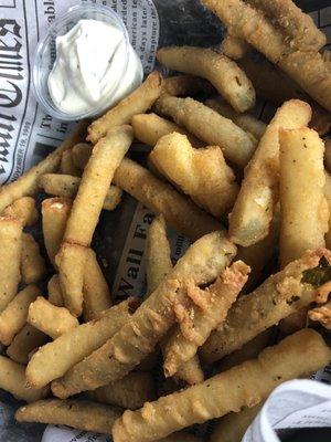 Fried pickles. So good!