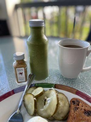 Hawaiian salt, matcha milk, and habanero pickles! All so good!!