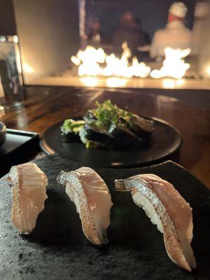 Black snapper nigiri