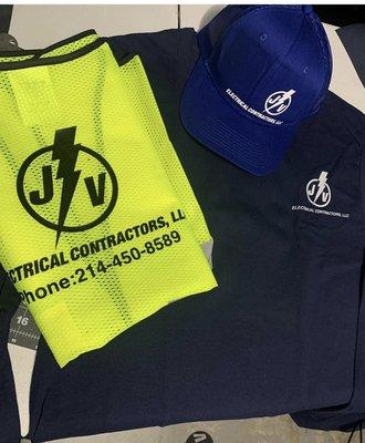 Custom safety vest and uniforms