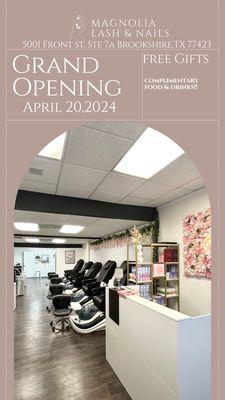 Nails salon Grand opening April ,20,2024!