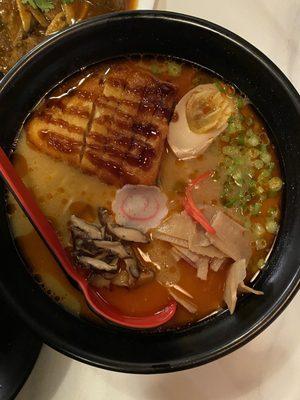 Spicy miso broth