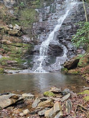 Beautiful waterfall about a 5 minute drive from Willie's Tavern.