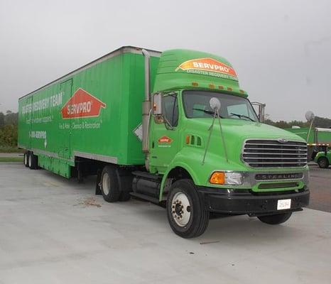 Semi-Truck Loaded with Nashville Storm Damage Large Loss Equipment As a national leader in Nashville storm damage restoration...