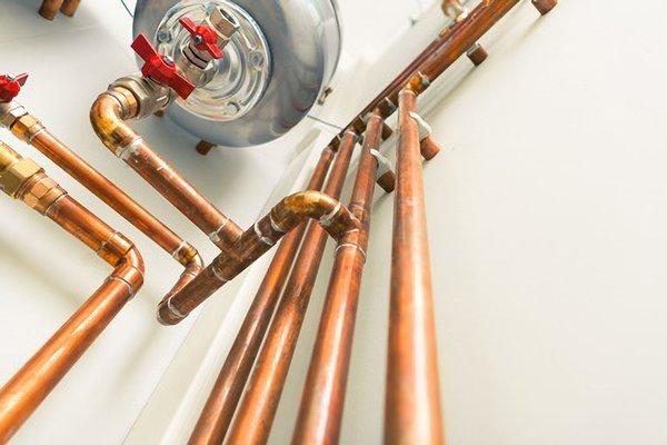 New copper water lines