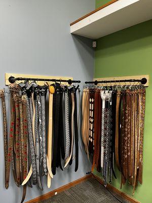 Belts to match the boots