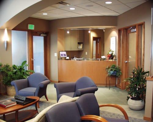 Reception Area, Shelby Township Dentist