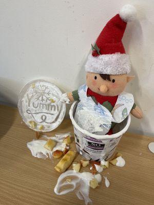 Our Elf on the Shelf is causing some trouble! What will he be up to next?