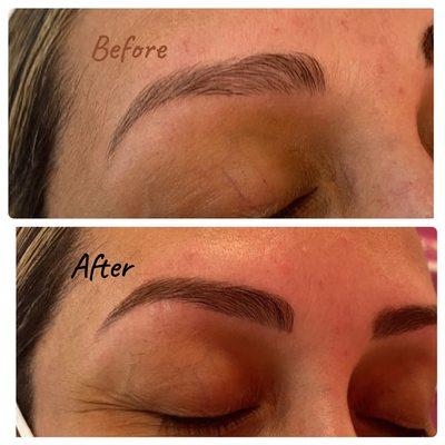 Come visit for beautiful eyebrows and tinting