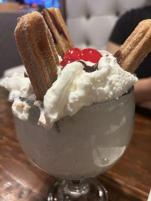 Churros with Ice Cream