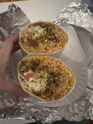 Al pastor burrito