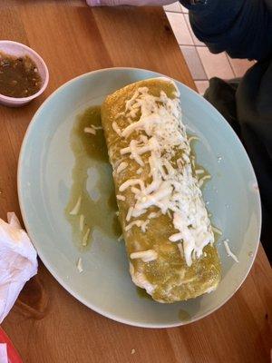 Chicken burrito