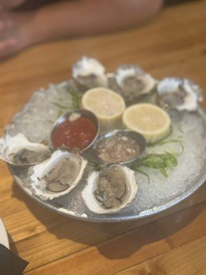 Half a dozen oysters