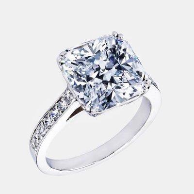 Cushion Cut Diamond Engagement Ring By Clean Diamond Design