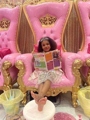 Queen for the Day! birthday girl!