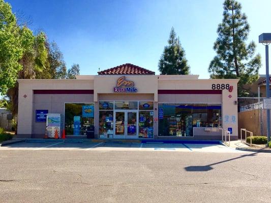 Chevron's "Extra Mile"convenience store. Pumps finally reopened 4-14-16.