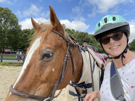 Selfie with horse