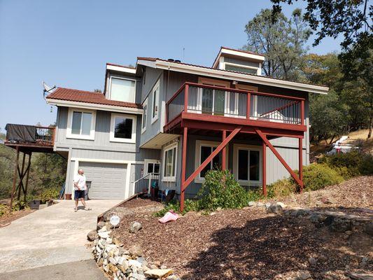 Before pictures, tile roof