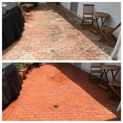 Brick Cleaning. 
 Santa Monica