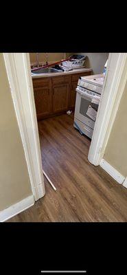 New kitchen floors