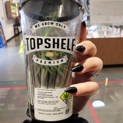 Top Shelf Prerolls! All products for ages 21+