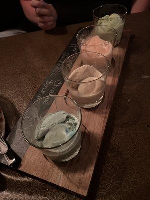 Ice Cream drink flight