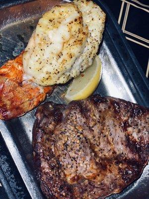 Broiled Tail & Ribeye