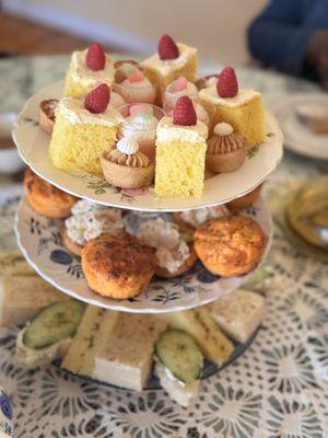 High tea tower