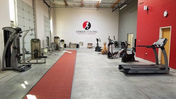 Our signature Stride Strong Physical Therapy walking and running track.