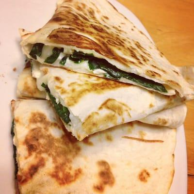 Yummy spinach quesadilla!!!