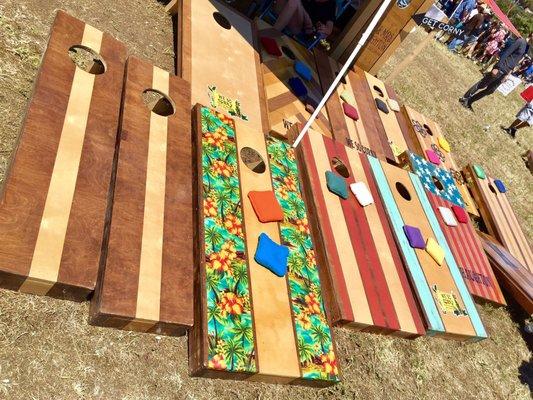 Custom corn hole sets