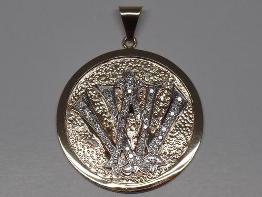 Custom Pendant with Diamonds