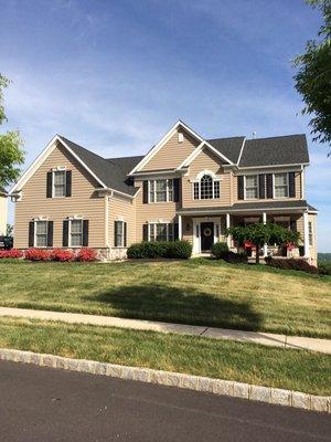 Finished product after Stucco remediation. Mastic beaded siding