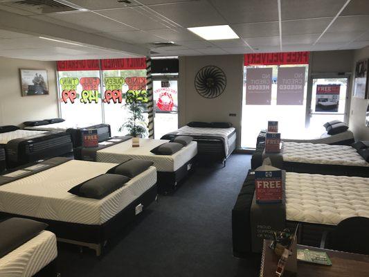 Quick look at our locally owned and operated mattress showroom!