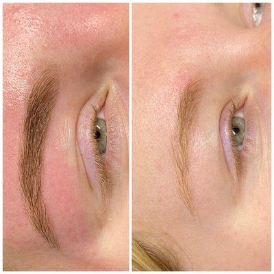 Eyebrows threading and tinting before and after  #friscobesteyebrows #texas #prosper #littlelelm #clienatx #thecolonytx