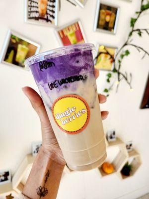 Ube Whoachata (ube horchata milk tea)!