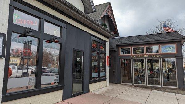 Restaurant entrance