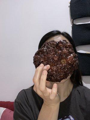 Apple fritters as big as your head.