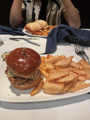 Buttermilk Chicken Burger with Fries