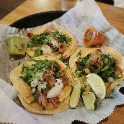 Carnitas Street Tacos ($2 on Tuesdays)