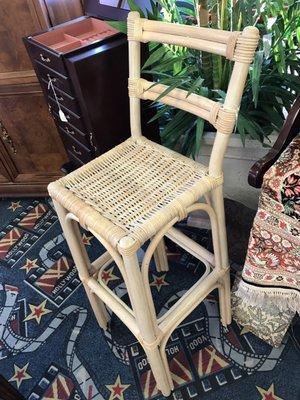 This chair is "high end wicker". $85.00